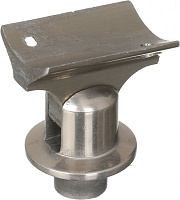 Шарнирное соединение Aluminica для стойки с поручнем шампань