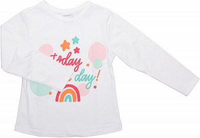 Джемпер детский KOSTA 0057-3 р.122-128 белый с рисунком 