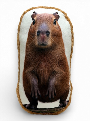 Подушка декоративная Капибара 29x60 см бежевый Stip