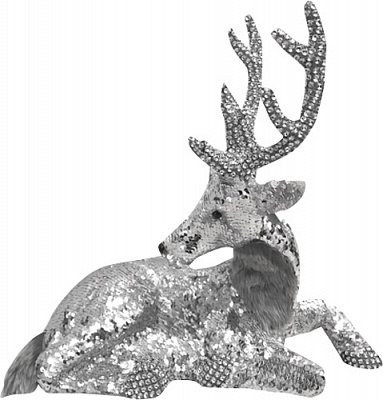 Декорація новорічна Олень 40х18х37 см 70477052
