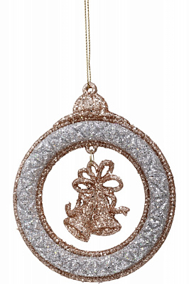 Подвеска пластиковая санки/ с присыпкой ассорт. EPI-P100801