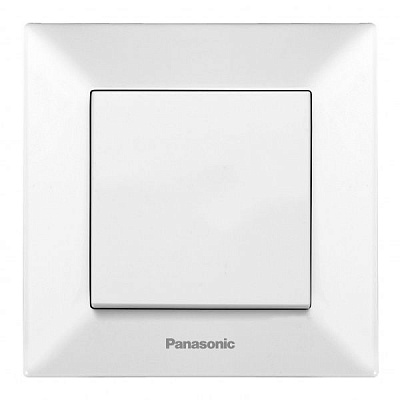Выключатель одноклавишный Panasonic Arkedia Slim 10 А 250В белый 480100188