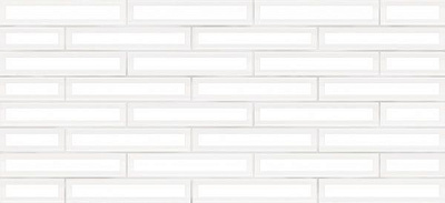 Плитка InterCerama Vitro біла 23х50 /220 061/P