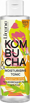 Тоник Lirene Увлажняющий Комбуча 200 мл 12 шт.