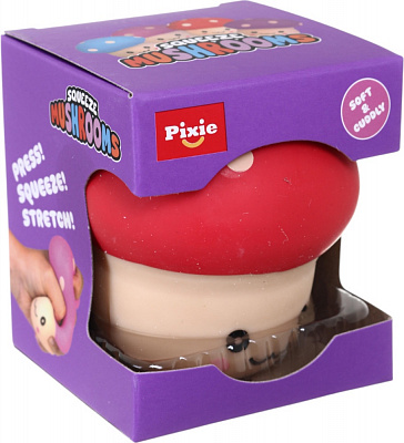 Игрушка-антистресс PIXIE зефирка грибочек 6.5x6.5x7.4 см в ассорт. CKS-10789
