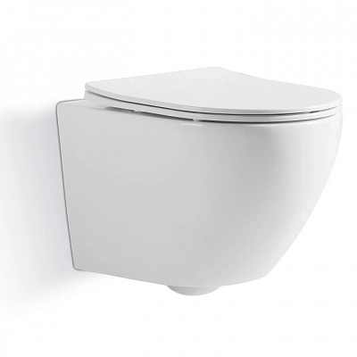 Унитаз подвесной Imprese LESNA TWIST 49*37*37см, сиденье Duroplast slow-closing