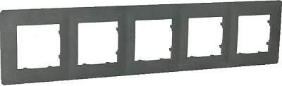 Рамка п'ятимісна Plank Electrotechnic Classic універсальна базальт PLK1050731