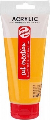 Краска акриловая (270) AZO Желтый темный 200 мл Talens Art Creation Royal Talens