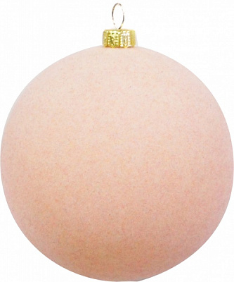 Набор елочных шаров T21-35-8 пудра d80 мм 6 шт./уп. 
