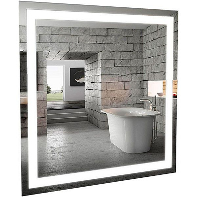 Дзеркало Aqua Rodos Альфа з LED-підсвіткою 80x80 см АР000001216