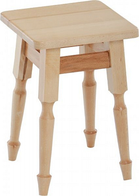 Табурет тонований під лаком бук / бук