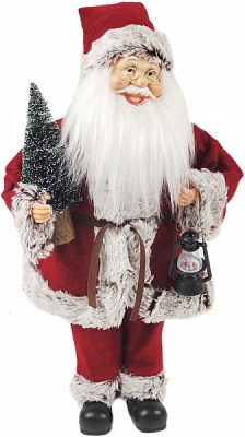 Декорація новорічна ShenzhenTianJialiIndustrialCo Санта бордовий 45 см