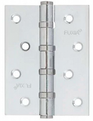 Петля дверная Fuxia 100x2,5 мм полированный хром универсальная