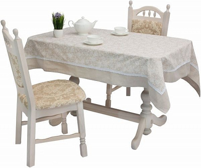Скатерть White Rose 140x180 см Прованс 