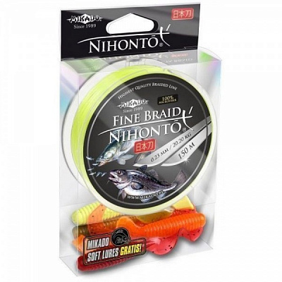 Шнур Mikado NIHONTO FINE BRAID 150м 0,12мм 8,8кг
