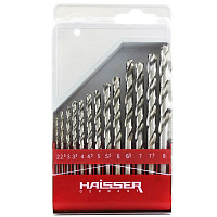 Набір свердел по металу Haisser 2-8 мм 13 шт.