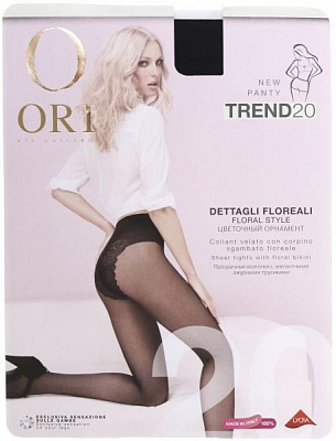 Колготки жіночі ORI Trend 20 Den Nero р. 2 чорний 1 пар