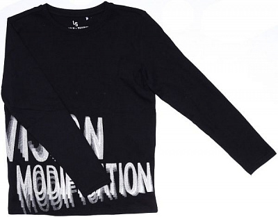 Футболка для хлопчиків LINCOLN&SHARKS 2H3902 р.146 чорний