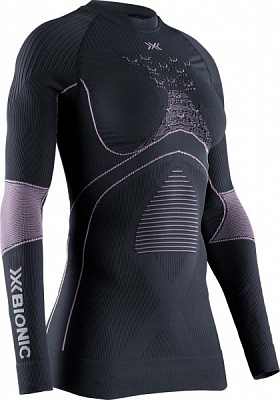 Футболка з довгим рукавом X-Bionic ENERGY ACCUMULATOR 4.0 SHIRT ROUND NECK LG SL WMN EA-WT06W19W-G024 р.M чорний