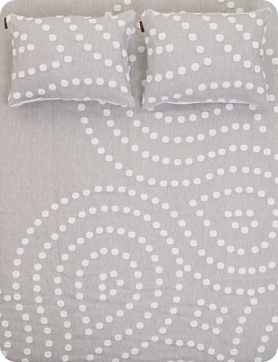 Набор Ondas Point 450/07 235x270 см Manterol серый 