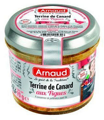 Паштет TM ARNAUD Утиный с инжиром 90 г