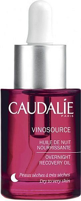 Олія Caudalie Vinosource Відновлення та живлення шкіри нічна 163 30 мл