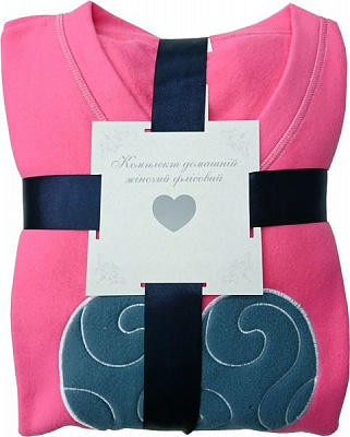 Пижама женская флисовая Rose р. XL розовый 