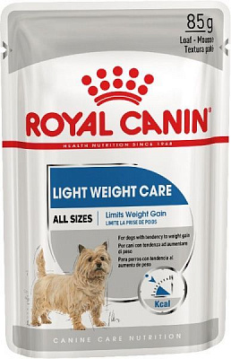 Консерва Royal Canin для собак LIGHT WEIGHT CARE (Ол Сайзес Лайт Вейт Кер), пауч, 85 г