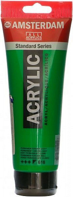 Фарба акрилова № 618 Перманентний зелений світлий 250 мл Amsterdam Standart Royal Talens