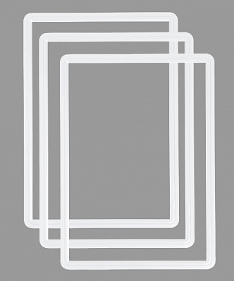 Рамка А4 формата белая 3 шт.