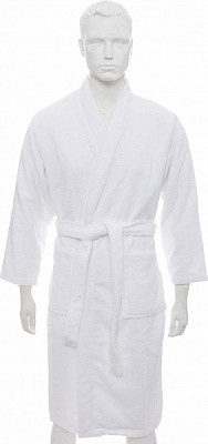 Халат чоловічий Durutex р. L білий Fluffy