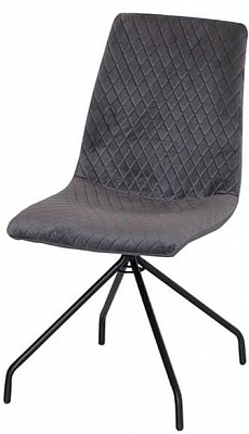 Стул обеденный Нола X-1775 450х580х905 мм черный/серый