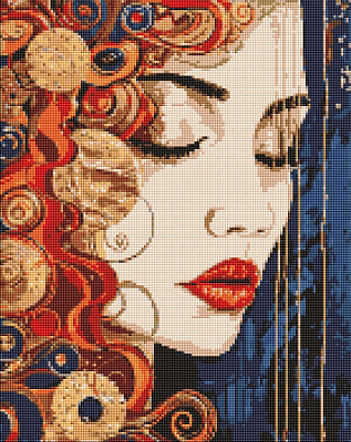 Алмазна мозаїка Прекрасна дівчина ©art_selena_ua Ideyka