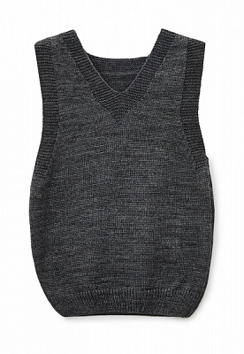Жилет дитячий для хлопчика ART KNIT 1704 (004) р.140 графіт