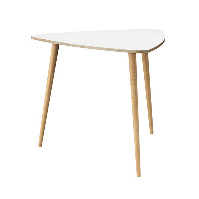 Стіл обідній Art in Head Ерік трикутний білий