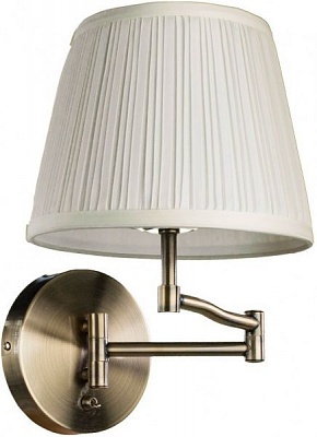 Бра Arte Lamp California 1x60 Вт E27 антична бронза A2872AP-1AB