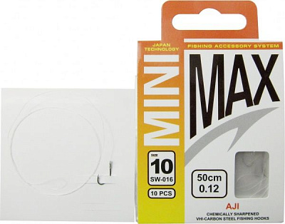 Крючок MiniMax Aji №10 10 шт. SW016-10/0.12