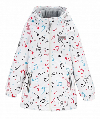 Куртка детская для девочек JOIKS р.110 белый ES-016/110 