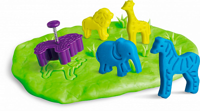 Набор для творчества Paulinda масса для лепки Kids Dough Веселый зоопарк 221002