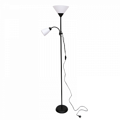 Торшер Bergs 40 Вт Е27 черный 1050-FL-2 Black