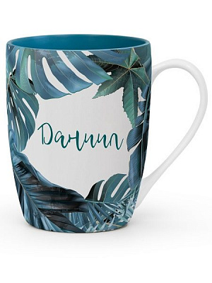 Чашка именная Флора 032-Даниил Be Happy