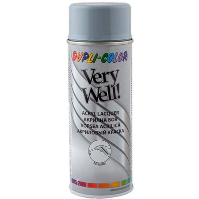Эмаль аэрозольная Dupli-Color Very Well RAL 7001 серый глянец 400 мл