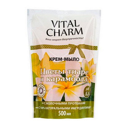 Жидкое крем-мыло Vital Charm Цветы тиаре и карамбола 500 мл