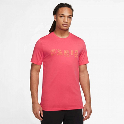 Футболка Nike M J PSG SS TEE DV0634-648 р.M разноцветный