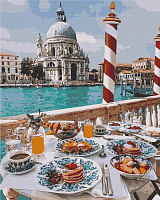 Картина по номерам Завтрак в Венеции 11229-АС 40х50 см ArtCraft 