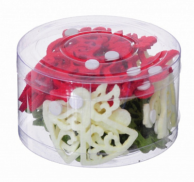 Набор новогодних декораций Jumi 4 см 36 шт. F-381124 