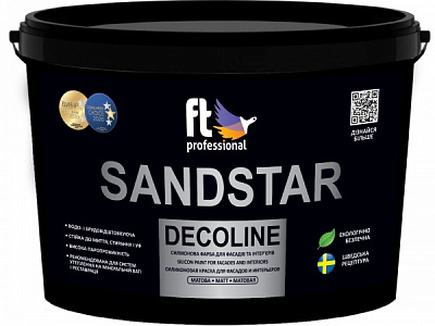 Декоративна фарба FT Professional SANDSTAR DECOLINE Вase A перламутровий 5 л 5,75кг