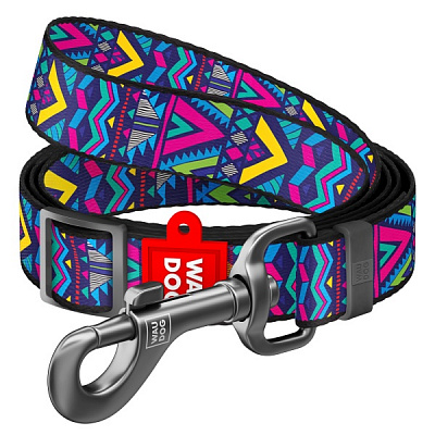 Поводок Waudog Nylon Инди 25 мм Д 152-183 см