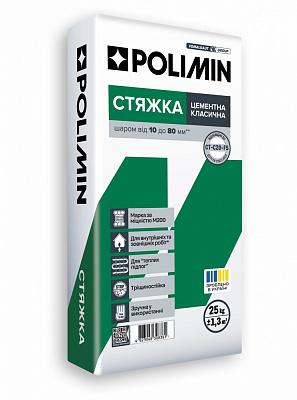 Стяжка Polimin цементна класична