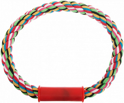 Игрушка для собак Lilli Pet Канат-кольцо с ручкой 30 см 20-2607